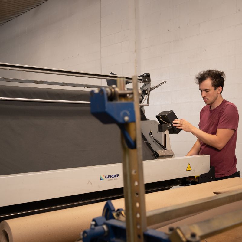 Factory in London, Ontario. Fair trade clothing, high quality Canadian made clothing. 